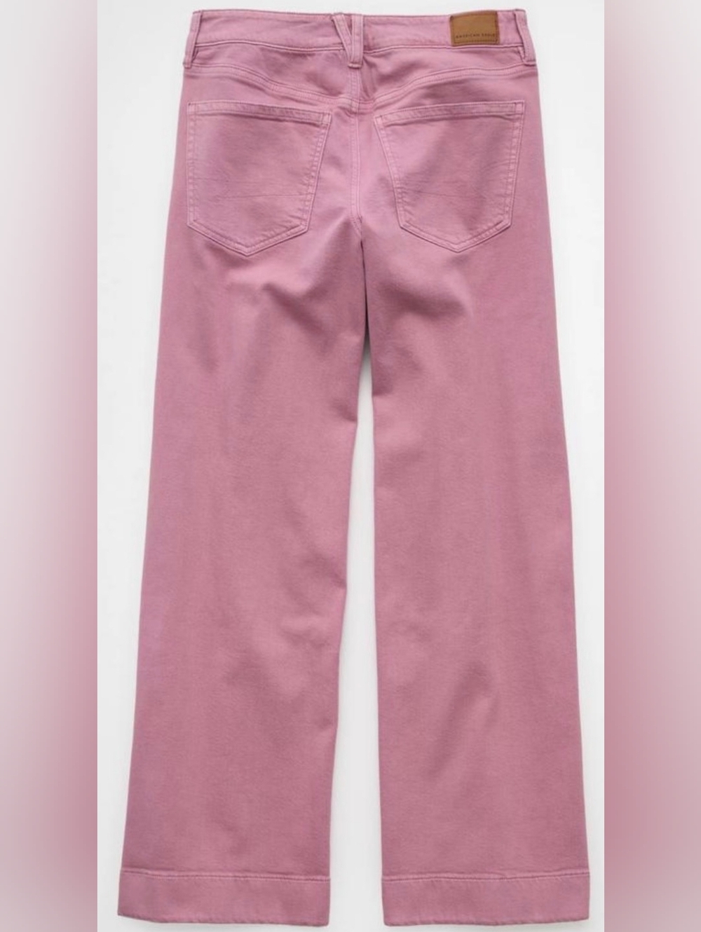 American Eagle Outfitters Mauve Wide-Leg Jeans - Picture 7 of 8